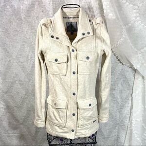 Volcom burn doubt jacket cream size xs
